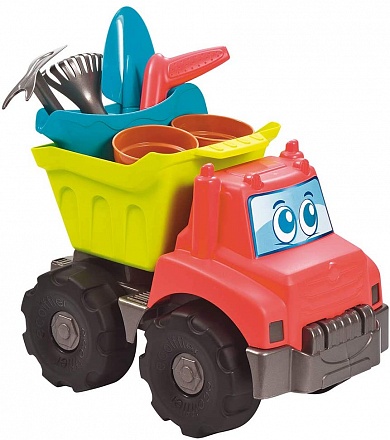 Детский садовый грузовик с аксессуарами 